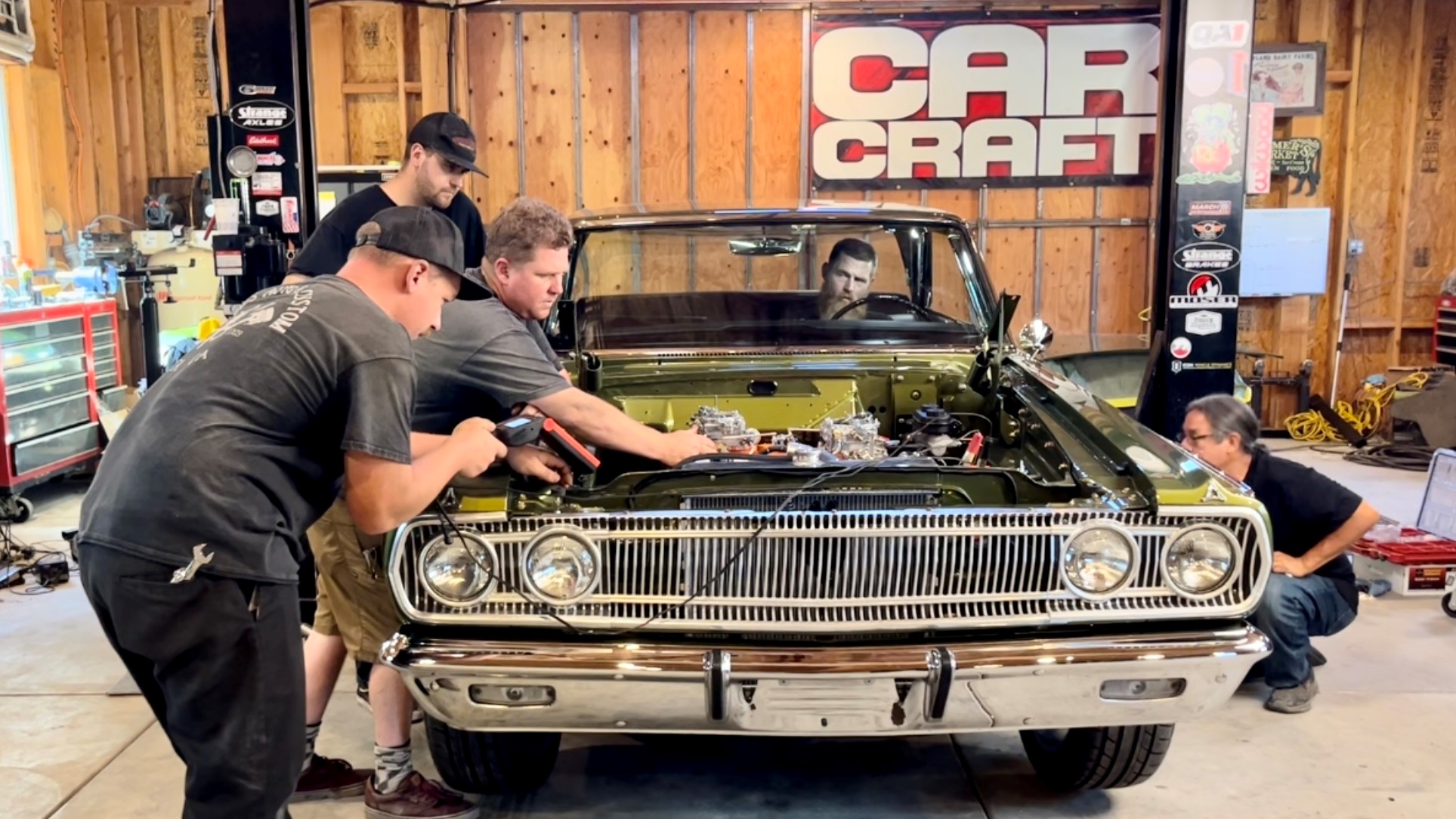 In this exciting finale to the 1965 Dodge Coronet build presented by Amazon Automotive, John McGann and the Holmes Automotive crew thrash to complete the build for Roadkill Nights. With time running out, the team must finish wiring, plumbing, detailing, and firing up the car before revealing to the owner. Can the team get the car finished and make it to Roadkill Nights? Watch and find out.
