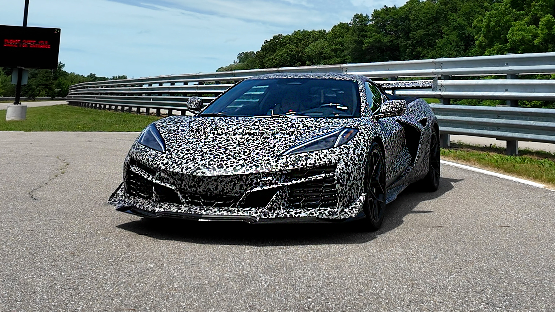Ride along as Corvette ZR1 lead development engineer Chris Barber takes us on a short but very, very fast ride in Chevy's 1,064-hp supercar.